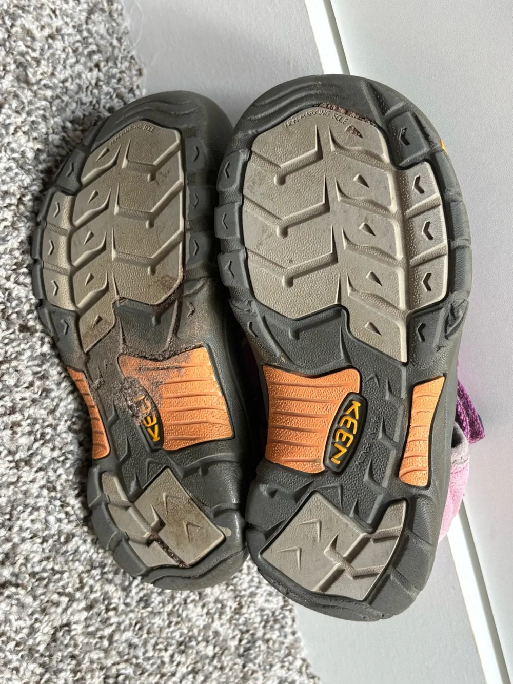 KEEN Waterproof Hiking Sandals Kids' Purple Closed-Toe Sandals Size 13c